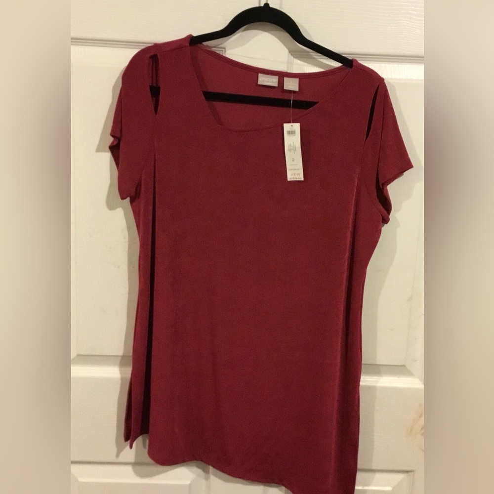 Chico’s size 2 travelers top NWT